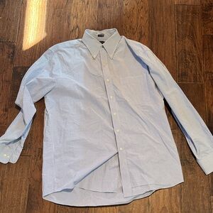 Tommy Hilfiger Light Blue Checkered Button Down Shirt